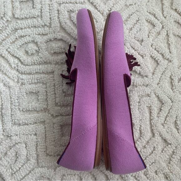 Rothy Rothy\'s The Merino Wool Lavender Tassel Slip On Loafer Flat-11.5